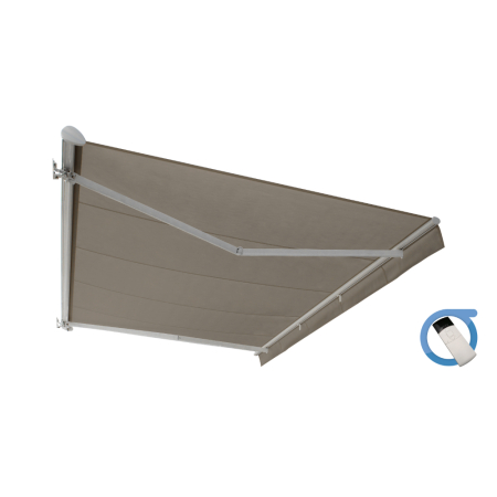 Store banne Semi-coffre COVER 4x3m - Motorisé à télécommande OMBRAZUR - 33