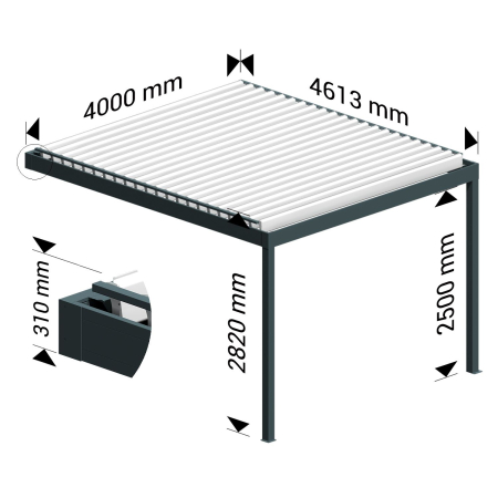 Pergola Bioclimatique Cocoon - Ombrazur - 4