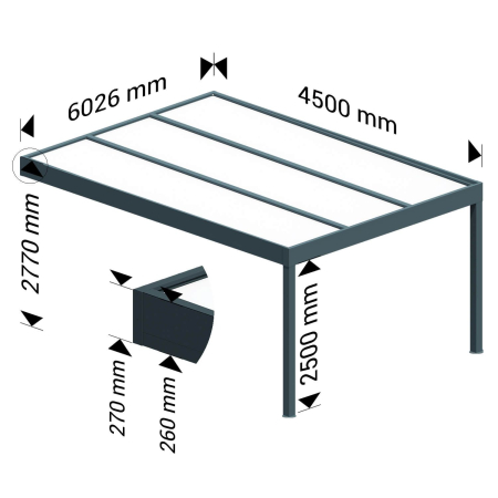 Pergola isotoit® MODERN - 4