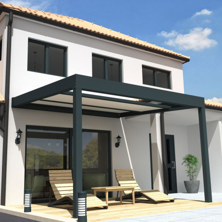 Pergola isotoit CONFORT rétractable - Ombrazur - 2