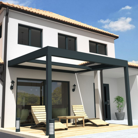 Pergola isotoit CONFORT rétractable - Ombrazur - 3