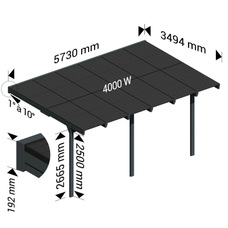 Pergola solaire POWER - Ombrazur - 4