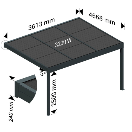 Pergola solaire ENERGY - Ombrazur - 5